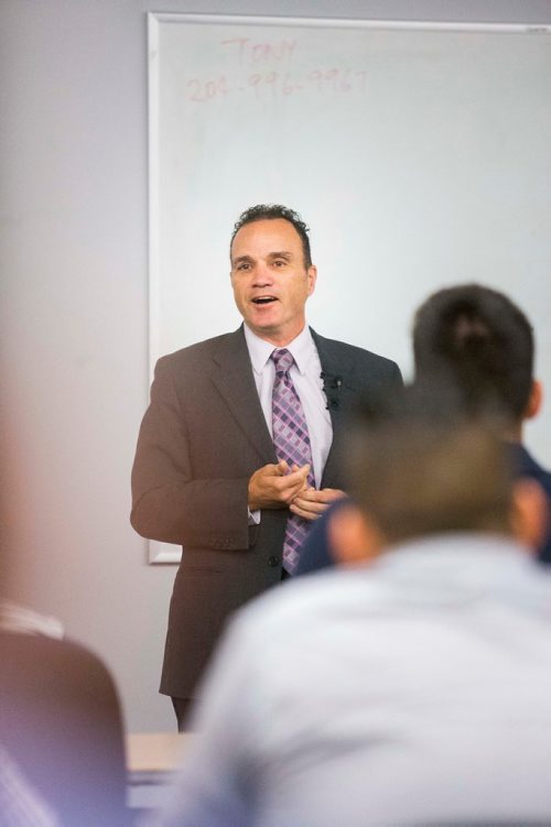 MIKAELA MACKENZIE / WINNIPEG FREE PRESS
Police Chief Danny Smyth speaks at the Winnipeg Police Service Diversity Career Exhibition, open to Indigenous and newcomer community members interested in a career in law enforcement, at the Winnipeg Police Headquarters in Winnipeg on Thursday, July 26, 2018. 
Winnipeg Free Press 2018.