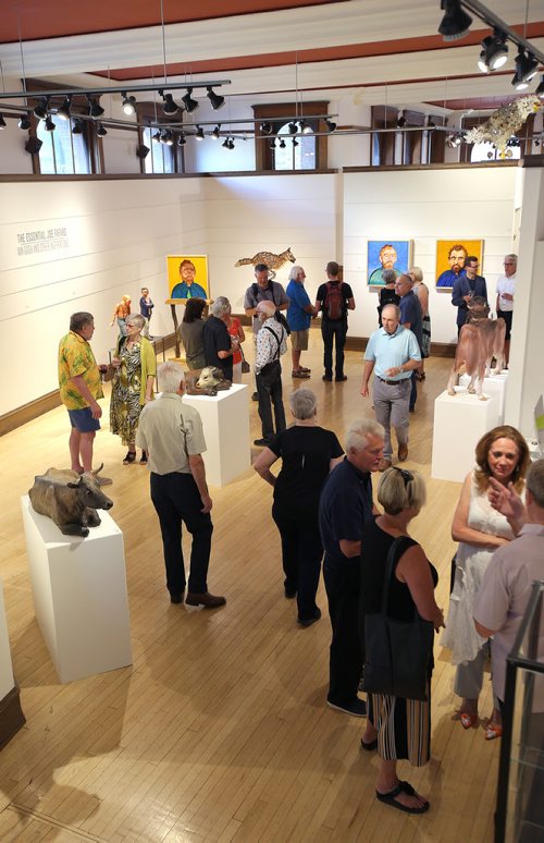 JASON HALSTEAD / WINNIPEG FREE PRESS

The opening of the Essential Joe Fafard  Van Gogh and Other Inspirations exhibition on July 6, 2018, at Mayberry Fine Art in the Exchange District. (See Social Page)
