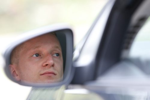 JOHN WOODS / WINNIPEG FREE PRESS
Jeremy Short, former driver with the food delivery service Skip The Dishes, is photographed in a car in Winnipeg Monday, July 30, 2018. The service provider is having labour issues.