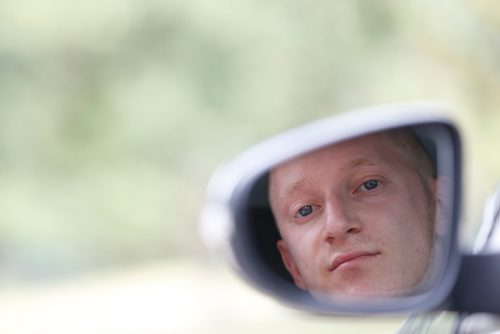 JOHN WOODS / WINNIPEG FREE PRESS
Jeremy Short, former driver with the food delivery service Skip The Dishes, is photographed in a car in Winnipeg Monday, July 30, 2018. The service provider is having labour issues.