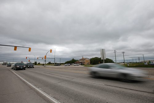 JOHN WOODS / WINNIPEG FREE PRESS
Intersection on highway 8 and Grassmere photographed  Tuesday, July 31, 2018. A sign will be unveiled tomorrow by MADD to memorialize Brett Yasinky who was killed November 10, 2010 by an impaired driver.