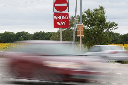 JOHN WOODS / WINNIPEG FREE PRESS
Intersection on highway 8 and Grassmere photographed  Tuesday, July 31, 2018. A sign will be unveiled tomorrow by MADD to memorialize Brett Yasinky who was killed November 10, 2010 by an impaired driver.