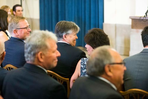 MIKAELA MACKENZIE / WINNIPEG FREE PRESS
Ian Wishart, former Minister of Education and Training, at the cabinet shuffle at the Manitoba Legislative Building in Winnipeg on Wednesday, Aug. 1, 2018. 
Winnipeg Free Press 2018.