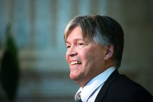 MIKAELA MACKENZIE / WINNIPEG FREE PRESS
Ian Wishart, former Minister of Education and Training, at the cabinet shuffle at the Manitoba Legislative Building in Winnipeg on Wednesday, Aug. 1, 2018. 
Winnipeg Free Press 2018.