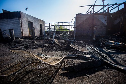 MIKAELA MACKENZIE / WINNIPEG FREE PRESS
The fire-damaged Assiniboia West Recreation Centre in Winnipeg on Thursday, Aug. 2, 2018. 
Winnipeg Free Press 2018.