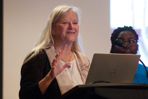 MIKE DEAL / WINNIPEG FREE PRESS
Dr. Maureen Matthews during a celebration at the MB Museum of the anniversary of the signing of Treaty One which took place on August 3rd, 1871.
180803 - Friday, August 03, 2018.