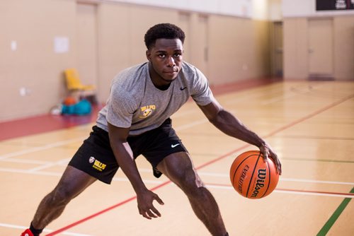 MIKAELA MACKENZIE / WINNIPEG FREE PRESS
Rising basketball star Daniel Sackey at the Sturgeon Heights Community Centre in Winnipeg on Monday, Aug. 6, 2018. 
Winnipeg Free Press 2018.