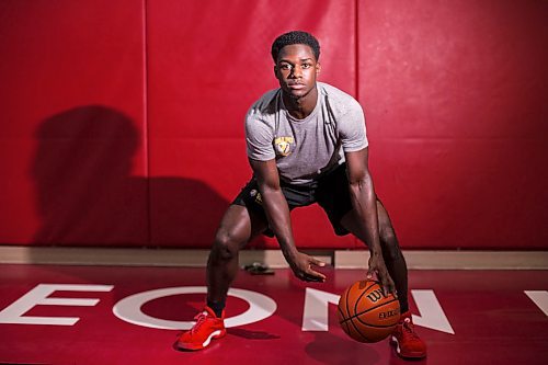 MIKAELA MACKENZIE / WINNIPEG FREE PRESS
Rising basketball star Daniel Sackey at the Sturgeon Heights Community Centre in Winnipeg on Monday, Aug. 6, 2018. 
Winnipeg Free Press 2018.