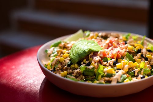 MIKAELA MACKENZIE / WINNIPEG FREE PRESS
The taco bowl at Circle Kitchen in Winnipeg on Tuesday, Aug. 7, 2018. 
Winnipeg Free Press 2018.