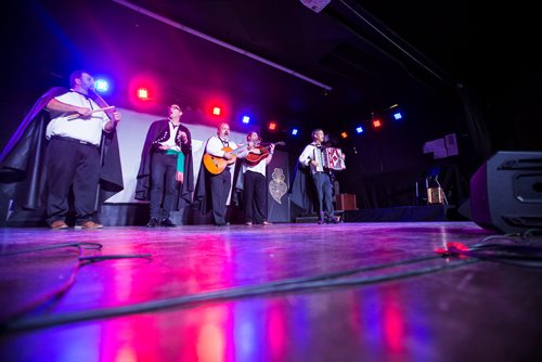 MIKAELA MACKENZIE / WINNIPEG FREE PRESS
Musicians perform at the Casa do Minho Portuguese Pavilion in Winnipeg on Monday, Aug. 6, 2018. 
Winnipeg Free Press 2018.