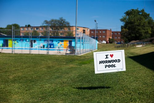 MIKAELA MACKENZIE / WINNIPEG FREE PRESS
Norwood community pool, which is in danger of closing, in Winnipeg on Tuesday, Aug. 7, 2018. 
Winnipeg Free Press 2018.