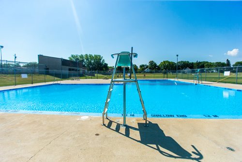 MIKAELA MACKENZIE / WINNIPEG FREE PRESS
Norwood community pool, which is in danger of closing, in Winnipeg on Tuesday, Aug. 7, 2018. 
Winnipeg Free Press 2018.