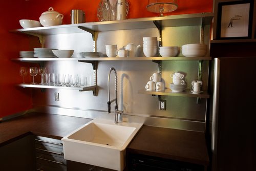 ANDREW RYAN / WINNIPEG FREE PRESS A view of the modern kitchen in 118 Borebank St. in the River Heights neighbourhood on August 7, 2018.