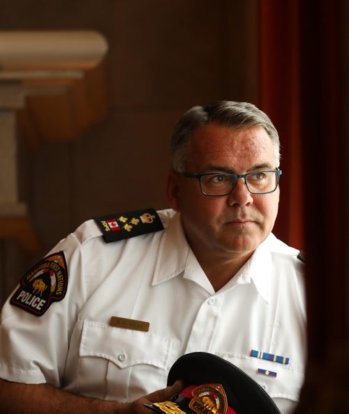 RUTH BONNEVILLE / WINNIPEG FREE PRESS


Portrait of Rick Head, chief of the Manitoba First Nations Police.  For story on how the Canadian Association of Police Governance and the First Nations Police Governance Council are holding their annual conference in Winnipeg.  

See Erik Pindera story.  


August 7th, 2018