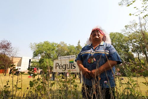 RUTH BONNEVILLE / WINNIPEG FREE PRESS

Portrait of Peguis Chief, Glenn Hudson, in front of Peguis property after presser.  

Peguis First Nation Groundbreaking Ceremony. 

Peguis First Nation holds groundbreaking ceremony  to mark the commencement of new infrastructures and business,  on the front lawn of Pegus First Nation on Portage Ave. in Winnipeg Wednesday.  

Peguis Chief, Glenn Hudson with his  council of Peguis First Nation, Mayor Brian Bowman and  other First Nation chiefs, members and invited guests attend formal groundbreaking ceremony.

See Aldo's story.  



August 8th, 2018