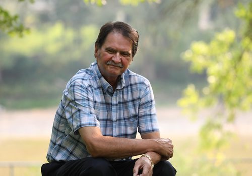 RUTH BONNEVILLE / WINNIPEG FREE PRESS

ENT Portrait of Gary Krushen who designed the original Environment Canada Weather Channel, which debuted in 1975. 

August 9th, 2018