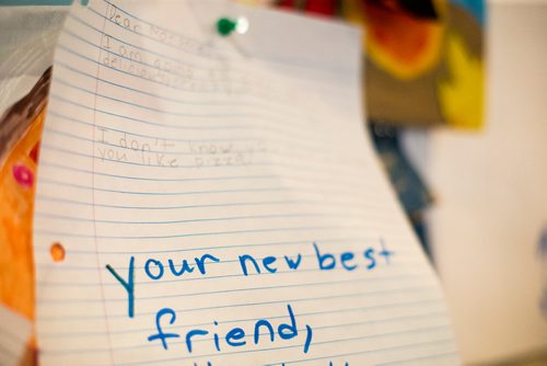 MIKAELA MACKENZIE / WINNIPEG FREE PRESS
Fan mail for the puppet Noname in the studio at the Children's Hospital in Winnipeg on Wednesday, Aug. 8, 2018. The daily live show has been running for over 30 years exclusively for the dozens of kids staying at the facility.
Winnipeg Free Press 2018.