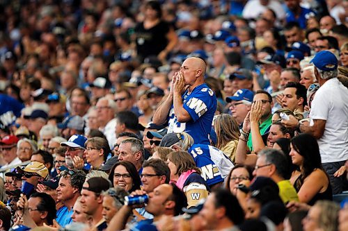 PHIL HOSSACK / WINNIPEG FREE PRESS - Winnipeg Blue Bomber fans at Investor's Group Stadium in Winnipeg. See story. - August 10, 2018