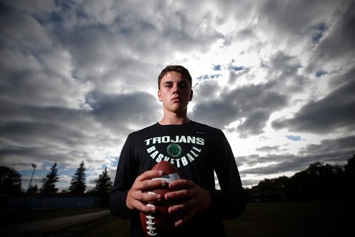 JOHN WOODS / WINNIPEG FREE PRESS
Jackson Tachinski, a Vincent Massey Collegiate athlete, is photographed for a feature Tuesday, August 14, 2018.