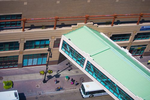 MIKAELA MACKENZIE / WINNIPEG FREE PRESS
Portage Place, as seen from the Manitoba Hydro building in Winnipeg on Wednesday, Aug. 15, 2018. 
Winnipeg Free Press 2018.