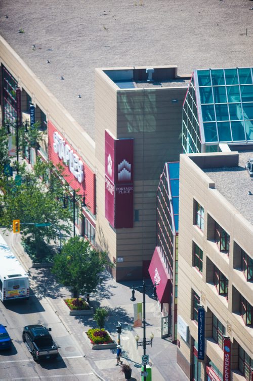 MIKAELA MACKENZIE / WINNIPEG FREE PRESS
Portage Place, as seen from the Manitoba Hydro building in Winnipeg on Wednesday, Aug. 15, 2018. 
Winnipeg Free Press 2018.