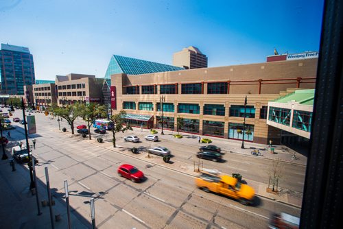 MIKAELA MACKENZIE / WINNIPEG FREE PRESS
Portage Place, as seen from the Manitoba Hydro building in Winnipeg on Wednesday, Aug. 15, 2018. 
Winnipeg Free Press 2018.