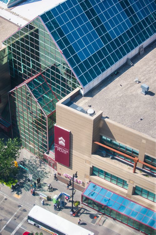 MIKAELA MACKENZIE / WINNIPEG FREE PRESS
Portage Place, as seen from the Manitoba Hydro building in Winnipeg on Wednesday, Aug. 15, 2018. 
Winnipeg Free Press 2018.