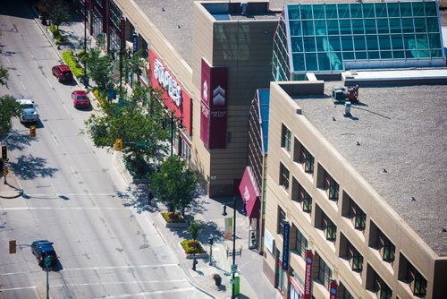 MIKAELA MACKENZIE / WINNIPEG FREE PRESS
Portage Place, as seen from the Manitoba Hydro building in Winnipeg on Wednesday, Aug. 15, 2018. 
Winnipeg Free Press 2018.