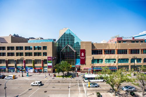 MIKAELA MACKENZIE / WINNIPEG FREE PRESS
Portage Place, as seen from the Manitoba Hydro building in Winnipeg on Wednesday, Aug. 15, 2018. 
Winnipeg Free Press 2018.