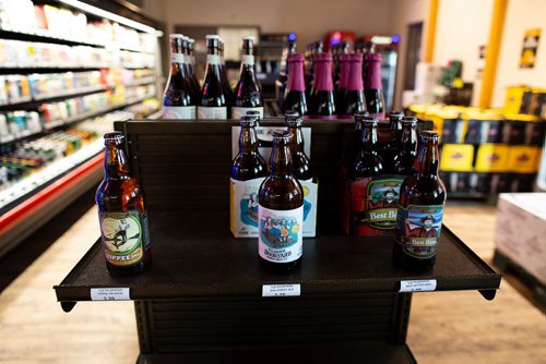ANDREW RYAN / WINNIPEG FREE PRESS A selection of Picaroons, a New Brunswick beer, inside the Beer Mkt. beer store on August 15, 2018.
