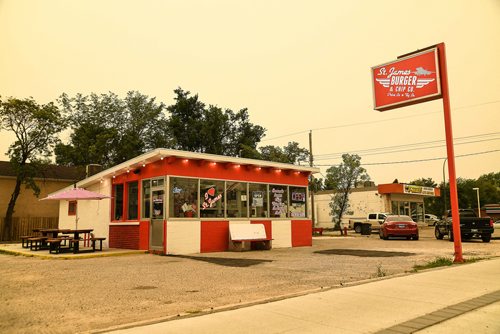 Mike Sudoma / Winnipeg Free Press
St James Burger & Chip Co. located at 1866 Ness Ave in St James. August 16, 2018