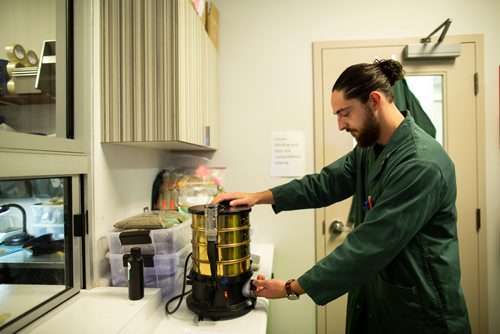 ANDREW RYAN / WINNIPEG FREE PRESS Lab technician Aaron Cassels seen working in a health and safety lab at Hemp Oil Canada on August 16, 2018.