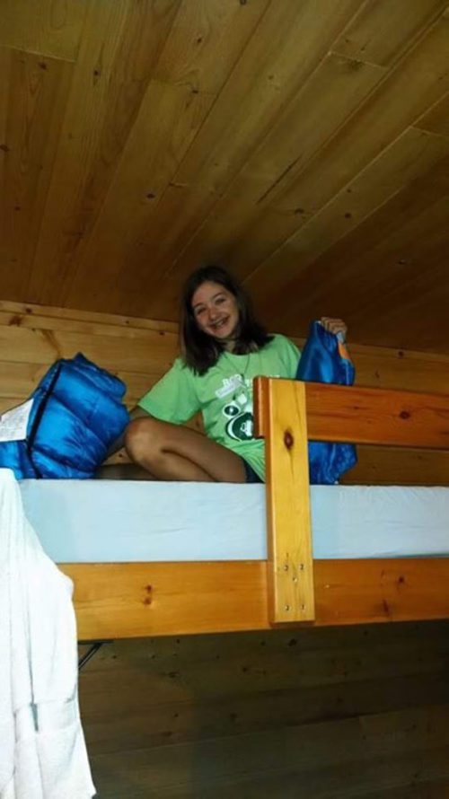 SUPPLIED 
Trinity Blair is now a cabin leader at the Winkler Bible Camp, but before that she went to camp through the Sunshine Fund. August 17, 2018. For Ben Waldman story.