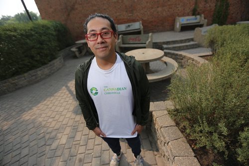 TREVOR HAGAN / WINNIPEG FREE PRESS
Allan Pineda plans to open a cannabis friendly AirBnB, Friday, August 17, 2018.