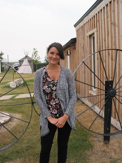Canstar Community News Aug. 13, 2018 - Fort la Reine executive director Madison Connolly is planning new programs for the museum in Portage la Prairie. (ANDREA GEARY/CANSTAR COMMUNITY NEWS)
