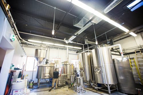 MIKAELA MACKENZIE / WINNIPEG FREE PRESS
Head brewer Mark Borowski, prepares a mash tun for brew at the new Nonsuch Brewing Co location in Winnipeg on Monday, Aug. 20, 2018.
Winnipeg Free Press 2018.