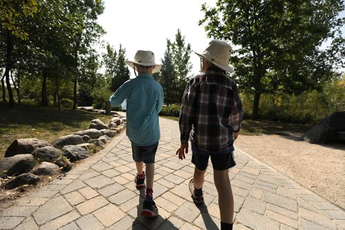 RUTH BONNEVILLE / WINNIPEG FREE PRESS

49.8 Borders Page
Bison Safari at Fort Whyte.
Families enjoy an afternoon discovering how bison have shaped Canadas history as they get up close in the safety of Fort Whyte's tour bus.  

Leo (plaid) and Sammy Marcus (7yrs) head out on their day's adventure which will include a bison safari at Fort Whyte recently. 
Their grandparents, Hank and Judy Seiff visiting from Washington DC are not far behind.  

More Info:
See North Americas largest land mammal from just meters away interacting in their natural habitat in the safety of our comfortable, air-conditioned vehicles. These striking prairie beasts are stoic, hairy, and huge!  A great family adventure getting up close into our prairie past and leaving knowing more about how bison have shaped Canadas history.

The bison at Fort Whyte are thought to be some of the most genetically pure lines of bison left in existence in the world.  Once numbering 30-60 million in North America, their numbers were decimated in just a few decades as expansion pressed westward. 

Safari info:
Bison Safaris run four times weekly until the end of August, then once weekly during the month of September. 
More info at link
 www.fortwhyte.org/bisonsafaris


August 20/18
