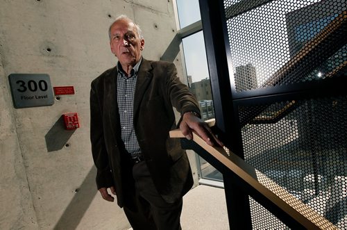 PHIL HOSSACK / WINNIPEG FREE PRESS -  U of M Professon Emeritus of Pharmacology Daniel Sitar poses at the McDermot ave Campus Wednesday afternoon. He comments on the "brain on Cannabis" for Joel Schlesinger, see his story.  - August 22, 2018