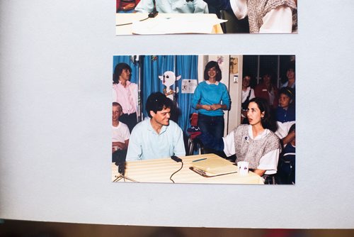 MIKAELA MACKENZIE / WINNIPEG FREE PRESS
Renee Ethans, the former driving force of CHTV for over 20 years, shows a scrapbook from her early days working with the program in her home in Winnipeg on Thursday, Aug. 23, 2018.
Winnipeg Free Press 2018.