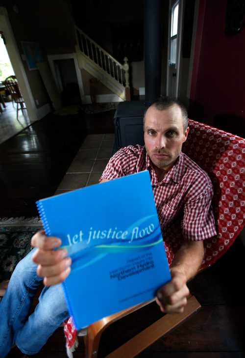 PHIL HOSSACK / WINNIPEG FREE PRESS -  Sitting in his Morden area home, Will Braun, co-ordinator of the Interchurch Council on Hydropower, says reports of Hydro's social impact problems in the north have been around since 1975 (he provided us a report of a hearing from that year, conducted by former chief justice Cecil Rhodes Smith). He feels guilty  the council hasn't pushed harder for an investigation until now, specifically after hearing Fox Lake testimonies in 1999. Jessica Botelho-Urbanski story.  - August 23, 2018