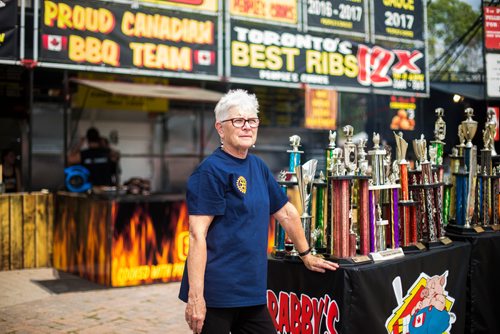 MIKAELA MACKENZIE / WINNIPEG FREE PRESS
Nancy Cosway, co-chair of Ribfest, on the festival grounds at the Forks in Winnipeg on Friday, Aug. 24, 2018.
Winnipeg Free Press 2018.