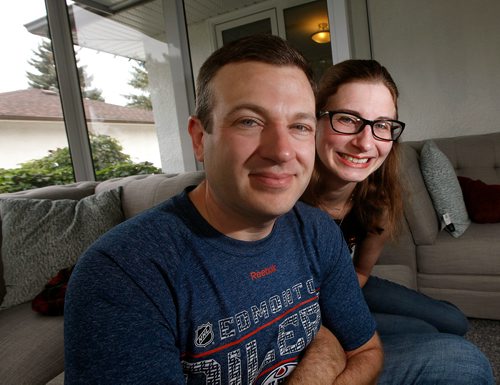 PHIL HOSSACK / WINNIPEG FREE PRESS -   Blaine Martinson and Holly Poklitar lead a sober lifestyle. See Jen Zortti's story. - August 25, 2018