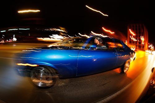 JOHN WOODS / WINNIPEG FREE PRESS
Mike Teichert and Shannon Parisian photographed in their 73 Nova during cruise night Sunday, August 26, 2018.