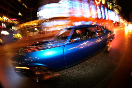 JOHN WOODS / WINNIPEG FREE PRESS
Mike Teichert and Shannon Parisian photographed in their 73 Nova during cruise night Sunday, August 26, 2018.