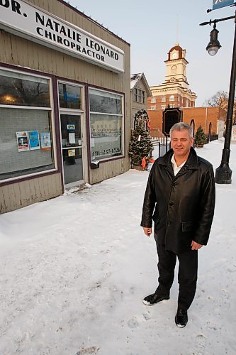 BORIS MINKEVICH / WINNIPEG FREE PRESS 090212 Caisse bank CEO Remi Bisson poses in front of some real estate they bought on Provencher Blvd. to build their new headquarters.