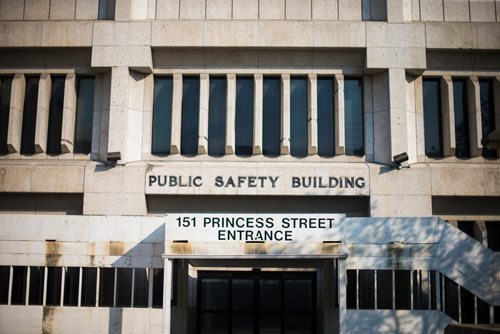 MIKAELA MACKENZIE / WINNIPEG FREE PRESS
The Public Safety Building at 151 Princess, which is slated to be demolished, in Winnipeg on Tuesday, Aug. 28, 2018. 
Winnipeg Free Press 2018.