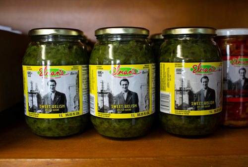 ANDREW RYAN / WINNIPEG FREE PRESS A sampling of pickle products at Elman's Food Products on August 30, 2018.