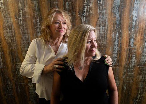 ANDREW RYAN / WINNIPEG FREE PRESS Millie, left, and daughter Payton Krause at Elman's Food Products on August 30, 2018.