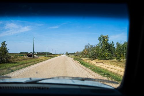 MIKAELA MACKENZIE / WINNIPEG FREE PRESS
Farmer Markus Isaac drives to test the humidity of the hemp seeds near Kleefeld, Manitoba on Thursday, Aug. 30, 2018. 
Winnipeg Free Press 2018.