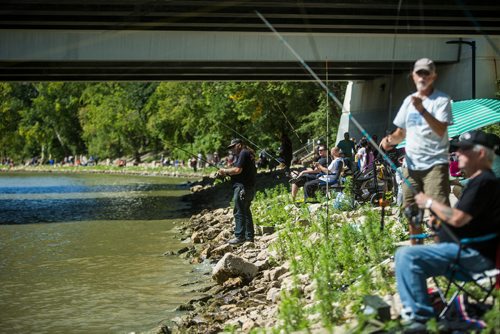 MIKAELA MACKENZIE / WINNIPEG FREE PRESS
The annual Fall Fishing Derby, in support of Marymound School and the Never Alone Foundation, takes place at The Forks in Winnipeg on Saturday, Sept. 1, 2018.
Winnipeg Free Press 2018.